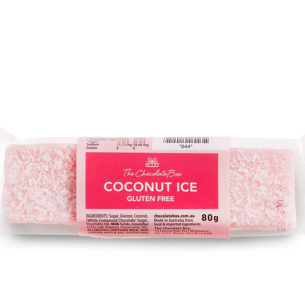 Coconut Ice Bar, 80g (Gluten Free) - Image 4